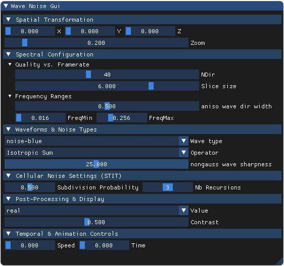 Wave type (blue) demo