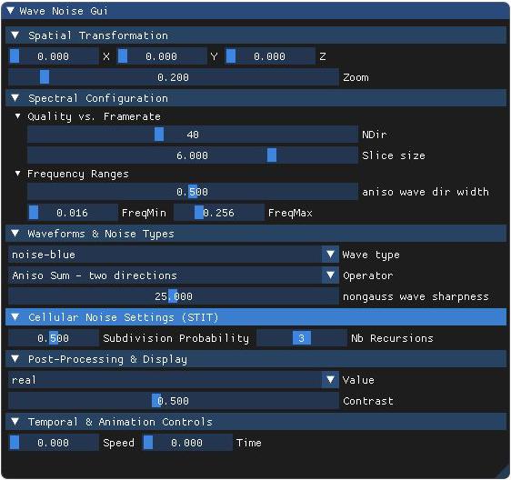 Wave type (blue) demo