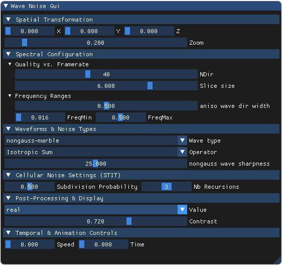 Wave type (blue) demo